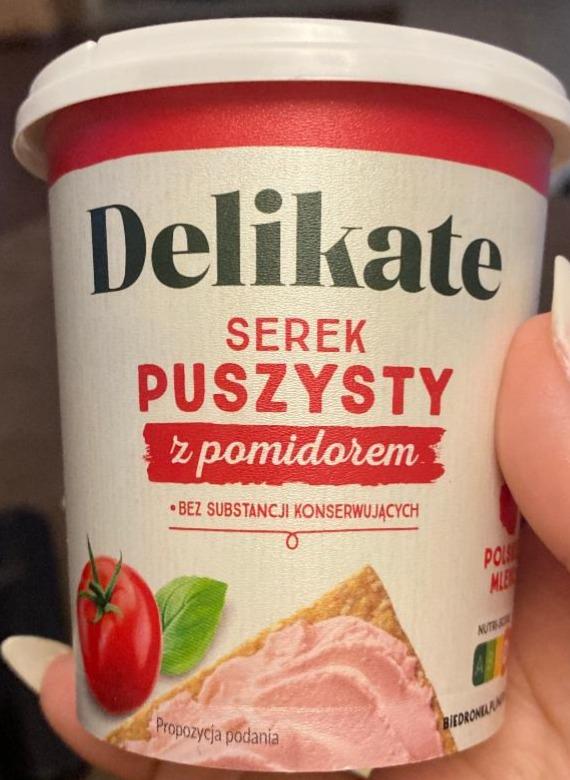 Zdjęcia - Serek puszysty z pomidorem Delikate