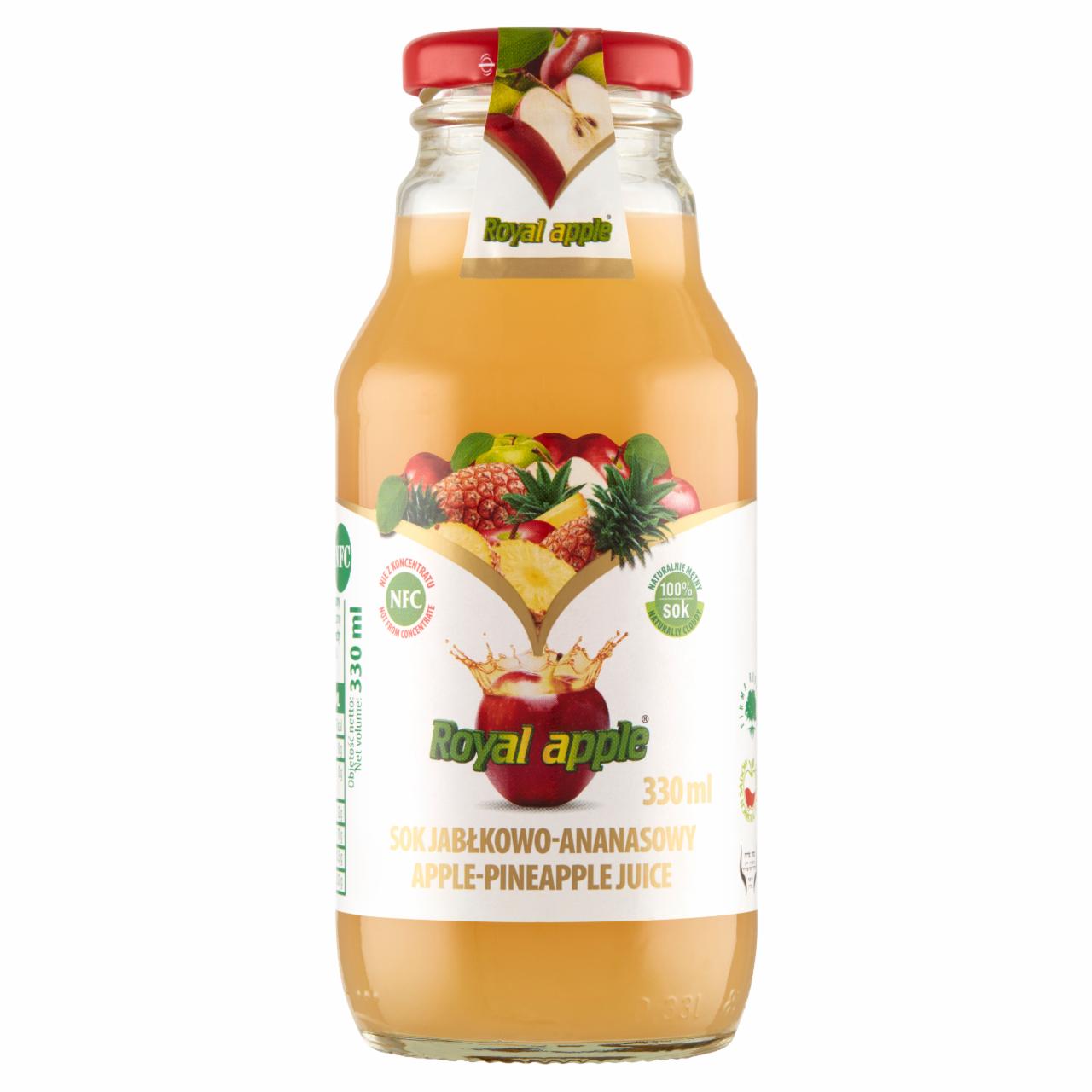 Zdjęcia - Royal apple Sok jabłkowo-ananasowy 330 ml