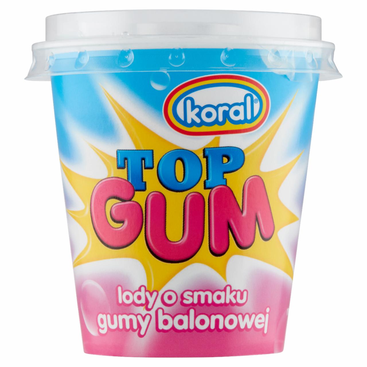 Zdjęcia - Top Gum Lody o smaku gumy balonowej Koral