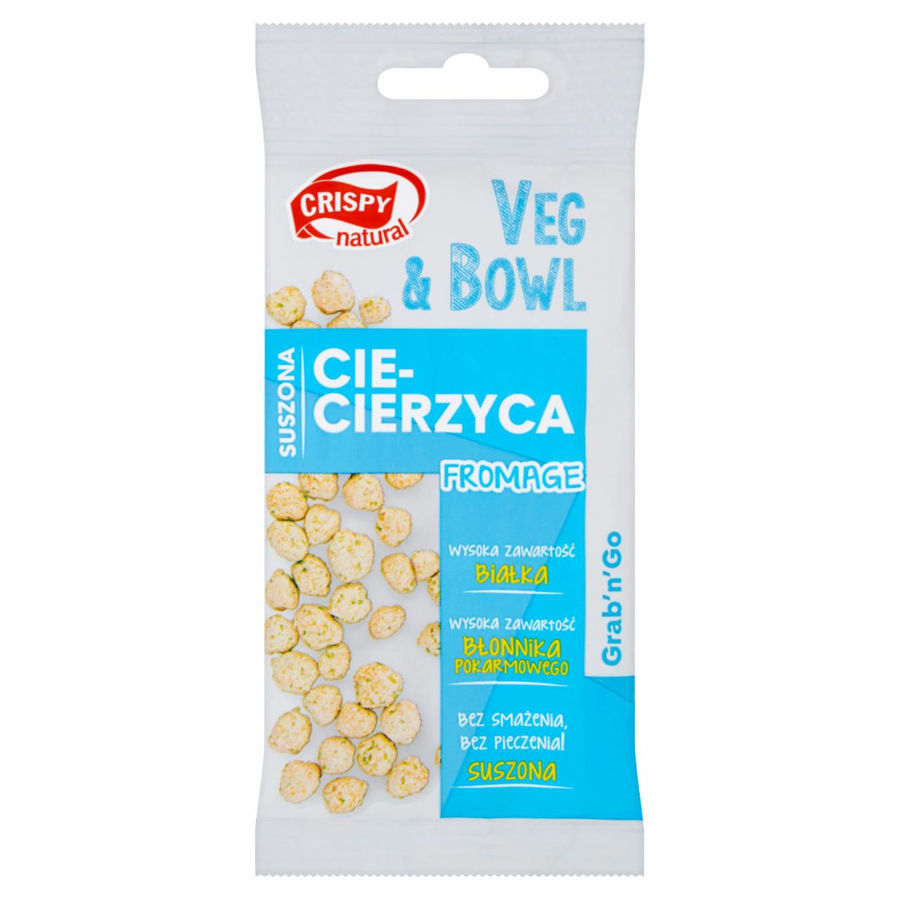 Zdjęcia - Crispy Natural Veg & Bowl Ciecierzyca suszona fromage 15 g