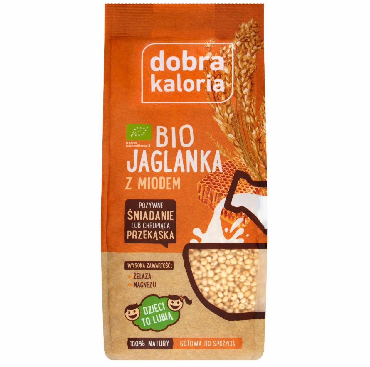 Zdjęcia - Dobra Kaloria Bio jaglanka z miodem 120 g