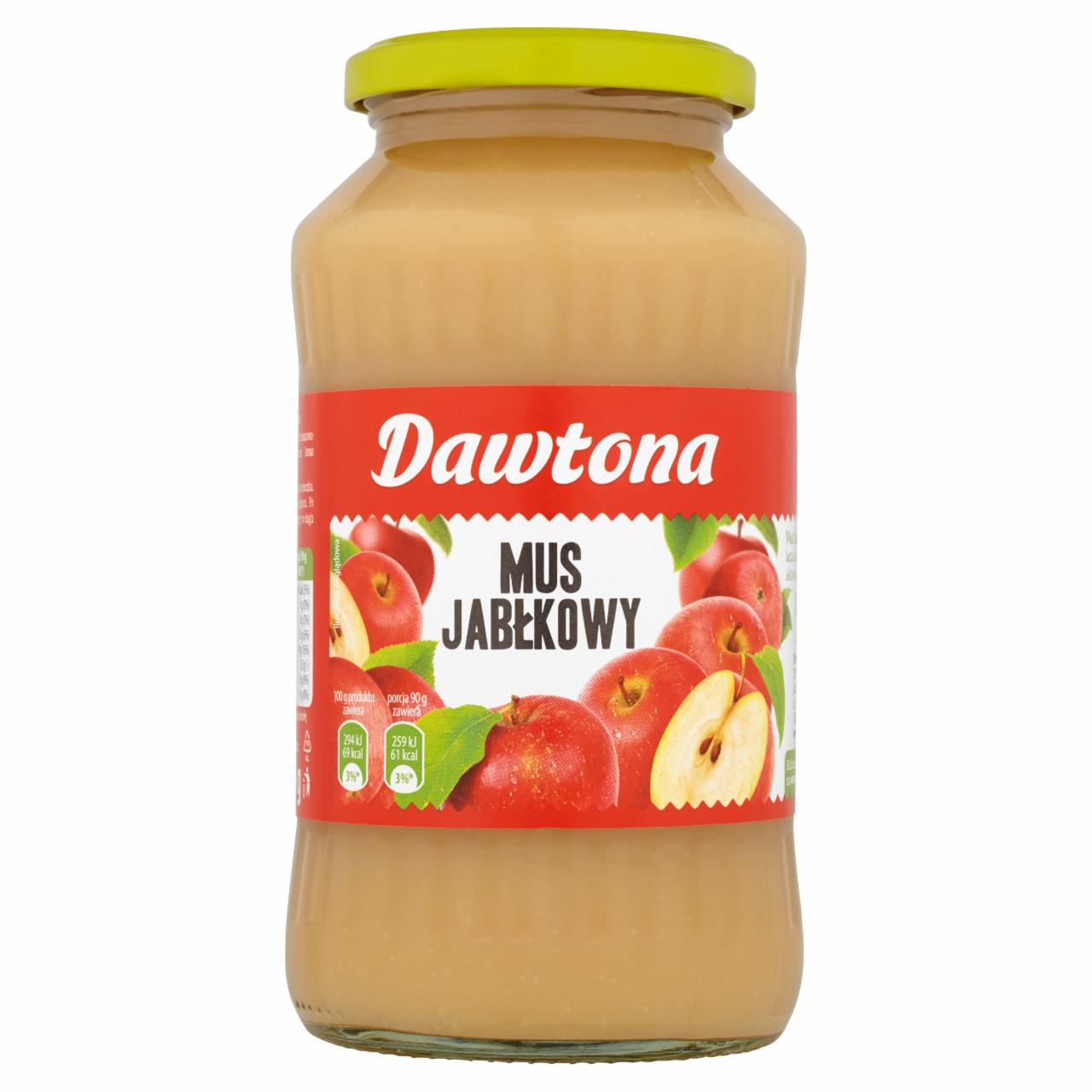 Zdjęcia - Dawtona Mus jabłkowy 720 g