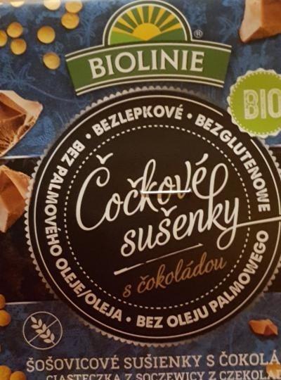 Zdjęcia - Clasteczka z soczewicy z czekoladą bezglutenowe bio Biolinie