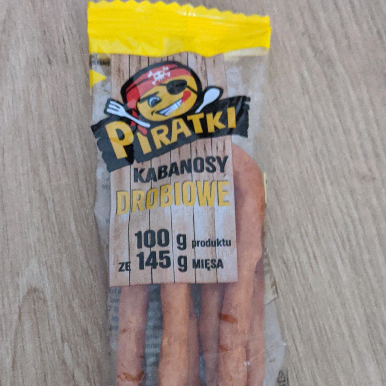 Zdjęcia - Kabanosy drobiowe Piratki Lidl