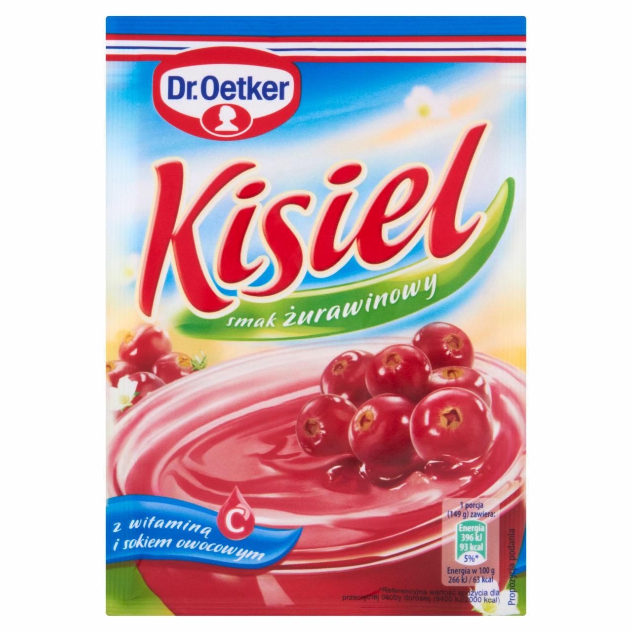 Zdjęcia - Dr. Oetker Kisiel smak żurawinowy 38 g