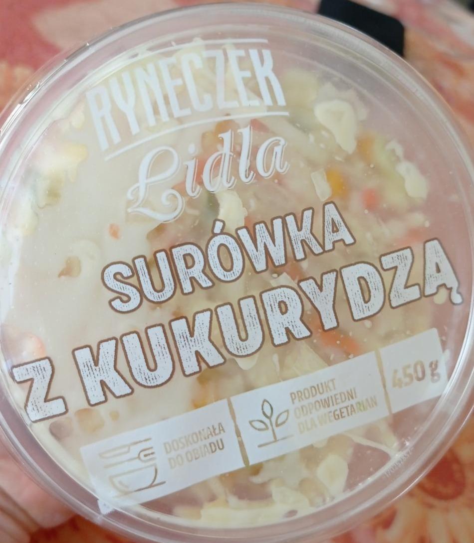 Zdjęcia - Surówka z kukurydzą Ryneczek Lidla