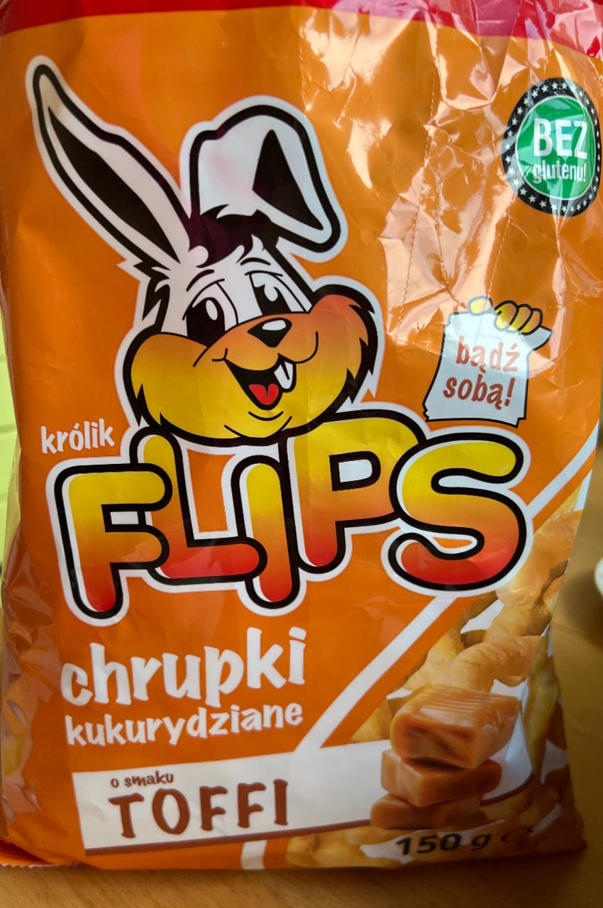 Zdjęcia - Chrupki kukurydziane o smaku toffi Flips