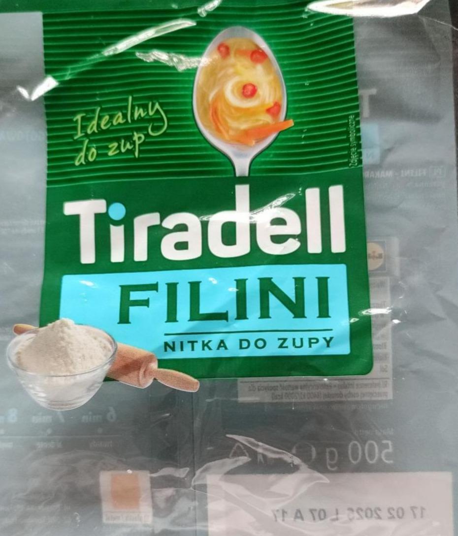 Zdjęcia - Makaron Filini Tiradell