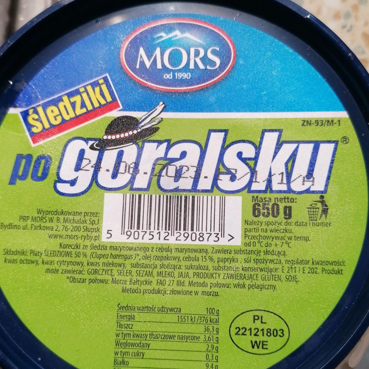 Zdjęcia - Śledziki po góralsku Mors