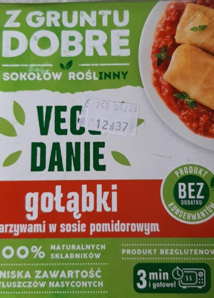 Zdjęcia - Vege danie gołąbki z warzywami w sosie pomidorowym Z GRUNTU DOBRE