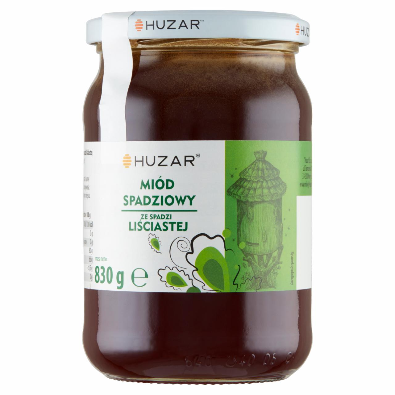 Zdjęcia - Huzar Miód spadziowy ze spadzi liściastej 830 g