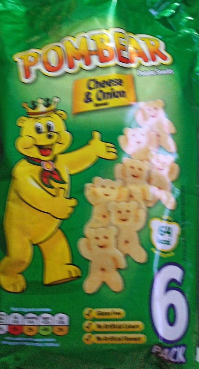 Zdjęcia - Chipsy o smaku sera i cebuli Pom-Bear