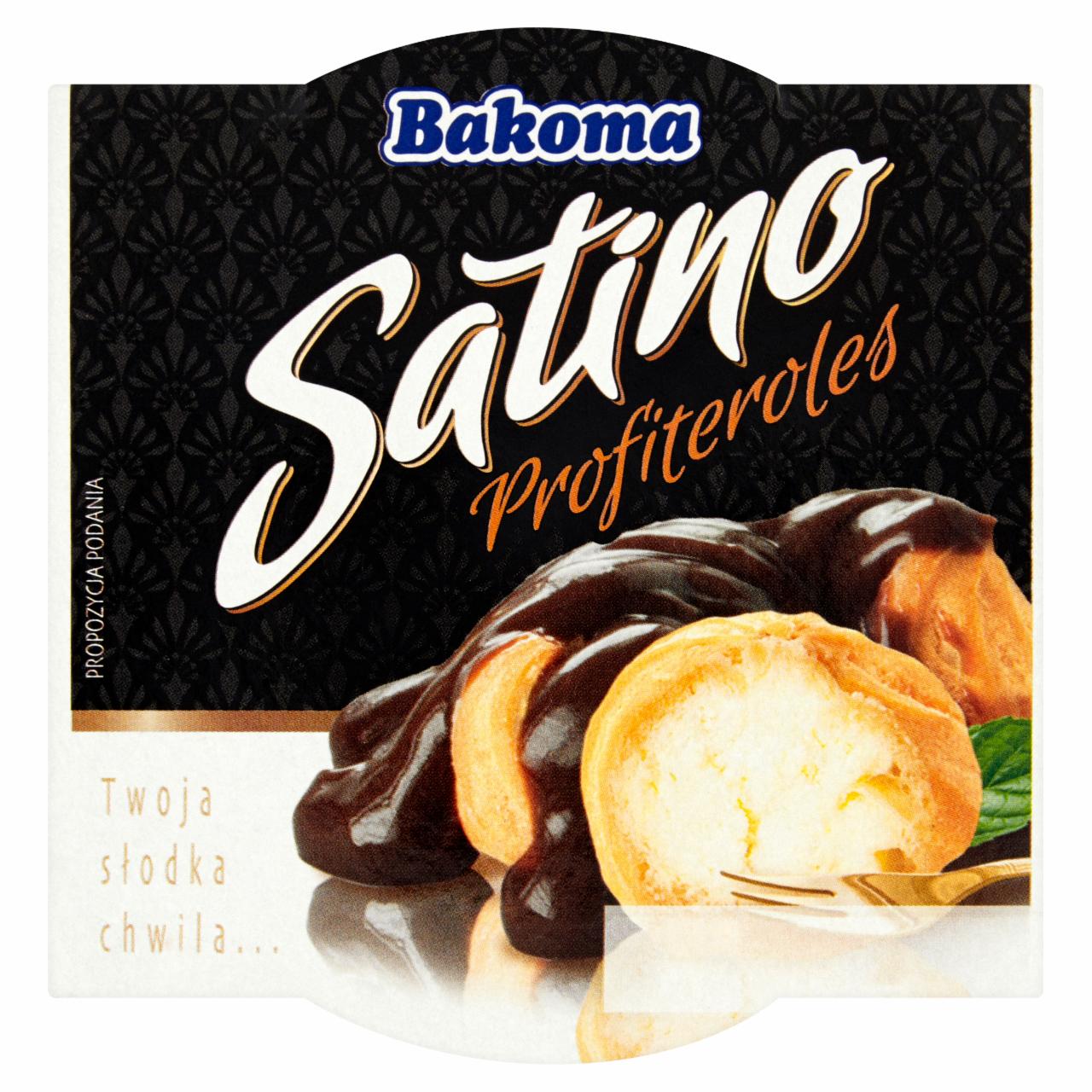 Zdjęcia - Bakoma Satino Profiteroles Ptysie nadziewane kremem 90 g