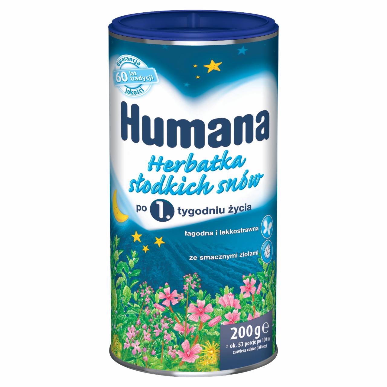 Zdjęcia - Humana Herbatka słodkich snów po 1. tygodniu 200 g