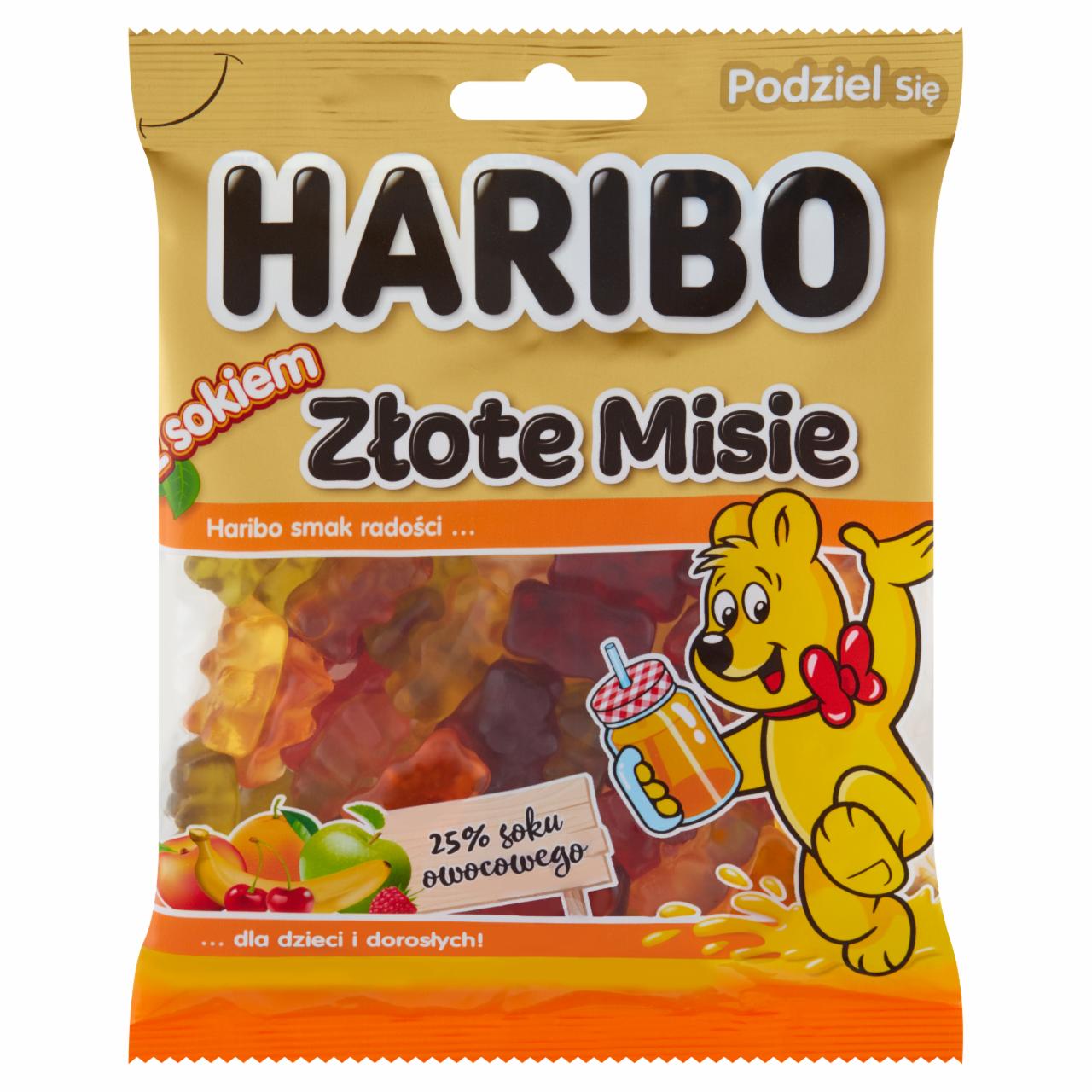 Zdjęcia - Haribo Złote Misie Żelki owocowe z sokiem 160 g