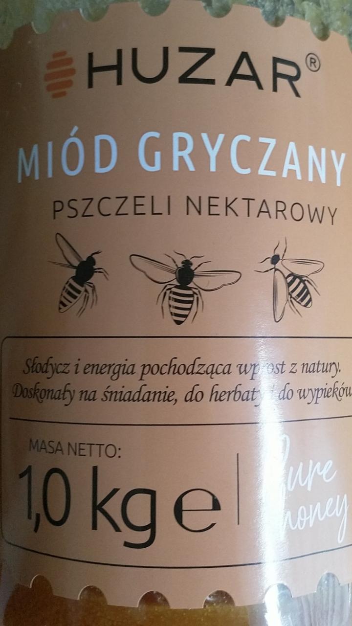 Zdjęcia - Huzar Miód Gryczany Pszczeli Nektarowy 1kg