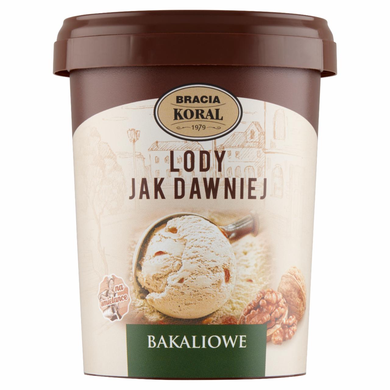 Zdjęcia - Bracia Koral Lody jak dawniej Lody bakaliowe 450 ml