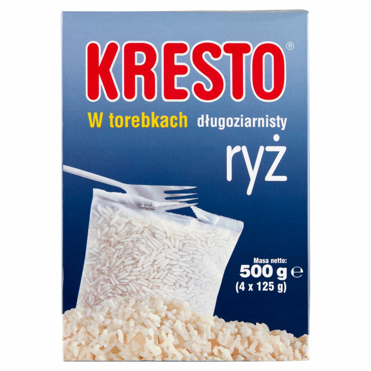 Zdjęcia - KRESTO Ryż długoziarnisty 500 g (4 x 125 g)