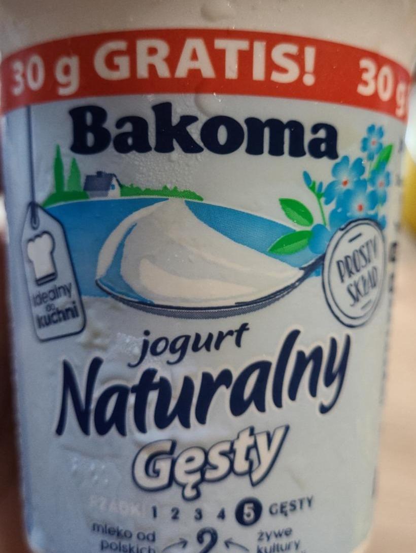 Zdjęcia - Bakoma Jogurt naturalny gęsty 330 g