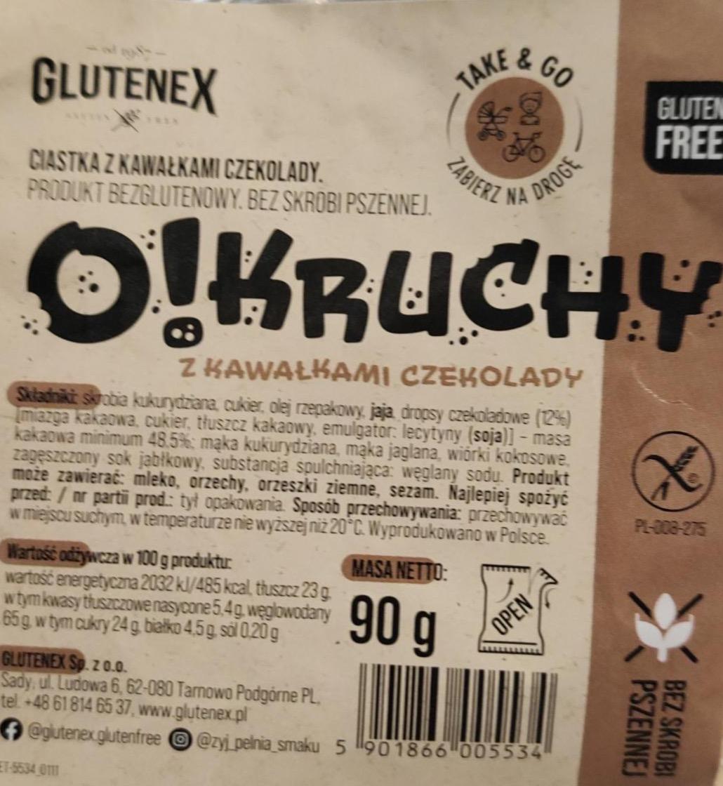 Zdjęcia - Ciastka bezglutenowe z kawałkami czekolady Glutenex