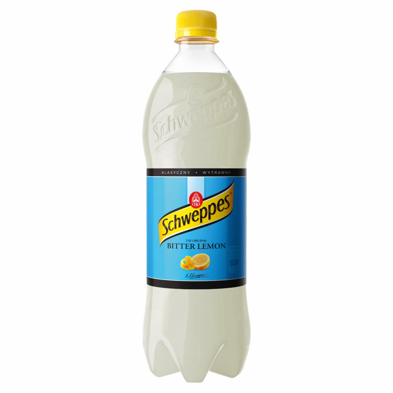 Zdjęcia - Napój gazowany Bitter Lemon 0,85 l Schweppes