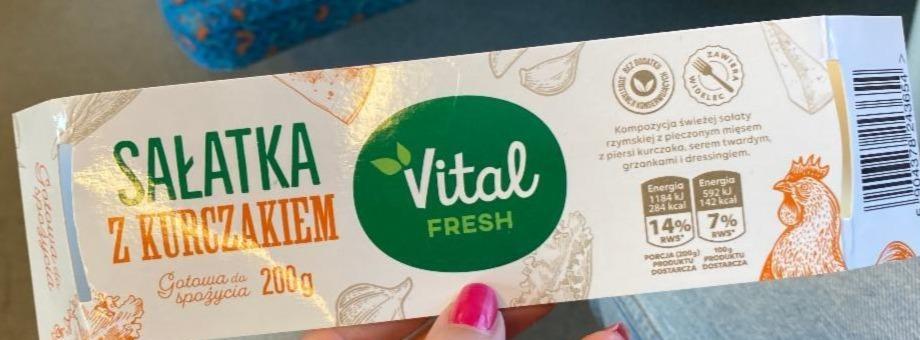 Zdjęcia - sałatka z kurczakiem Vital fresh