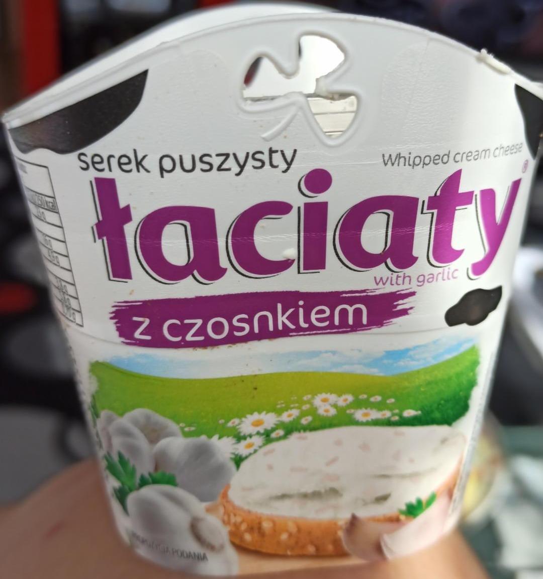 Zdjęcia - Serek puszysty śmietankowy z czosnkiem Łaciaty