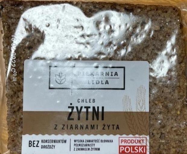 Zdjęcia - Chleb żytni z ziarnami żyta Piekarnia Lidla