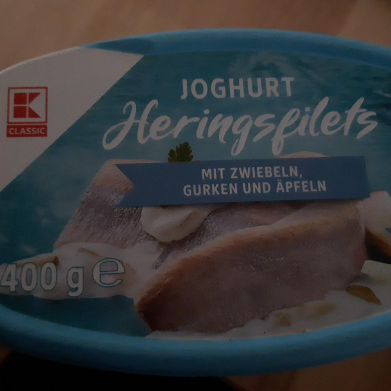 Zdjęcia - Joghurt Heringsfilets mi zwiebeln gurken und apdfeln K-Classic