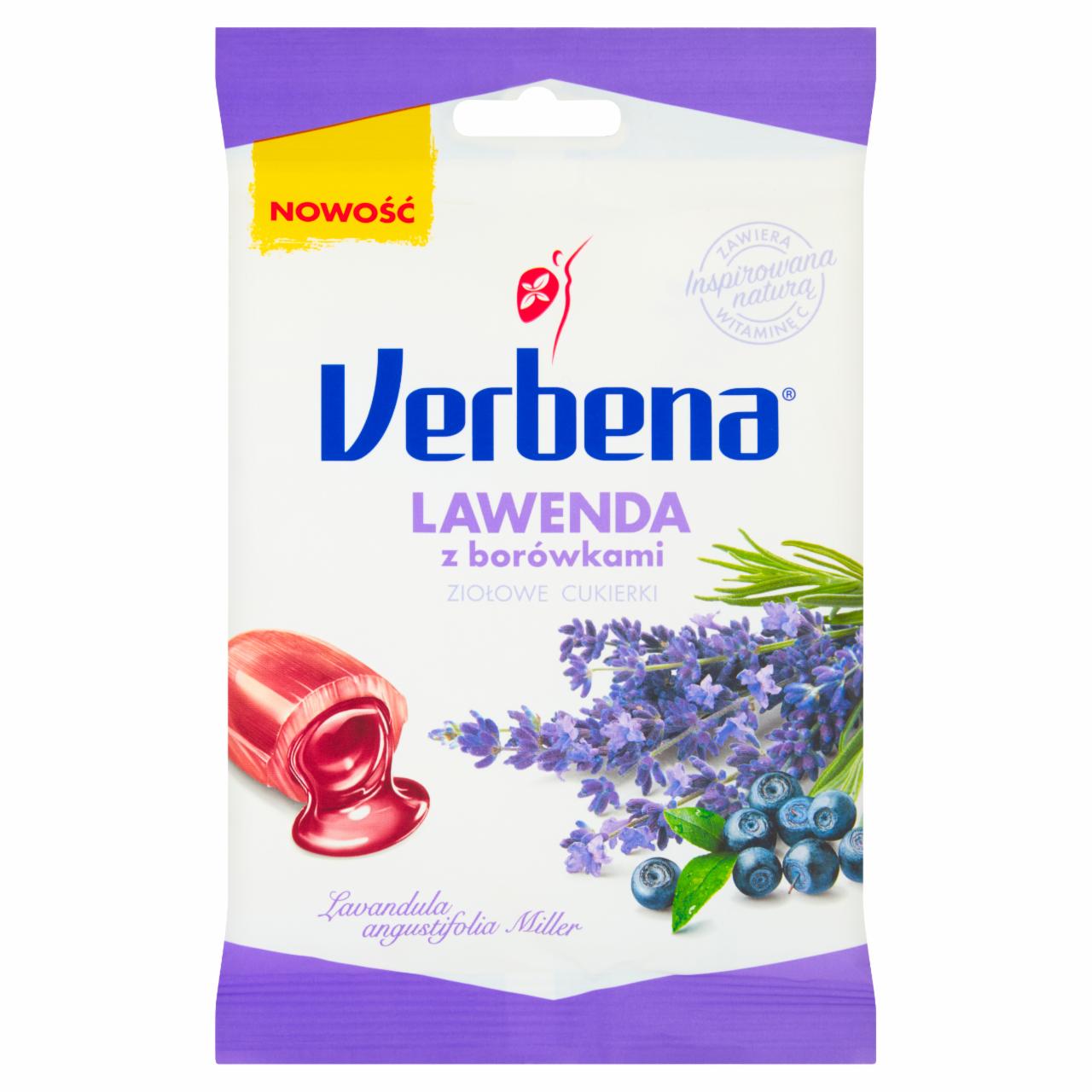 Zdjęcia - Verbena Ziołowe cukierki lawenda z borówkami 60 g