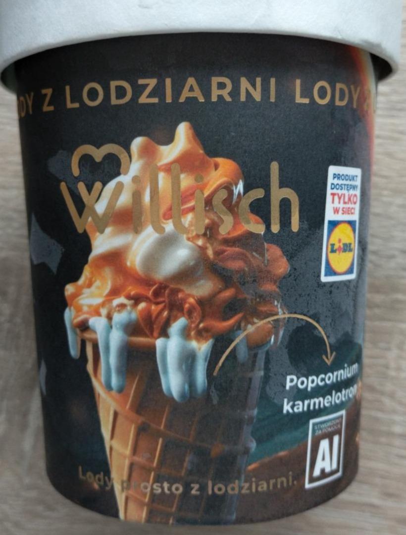 Zdjęcia - Lody o smaku solony popcorn z karmelem Willisch