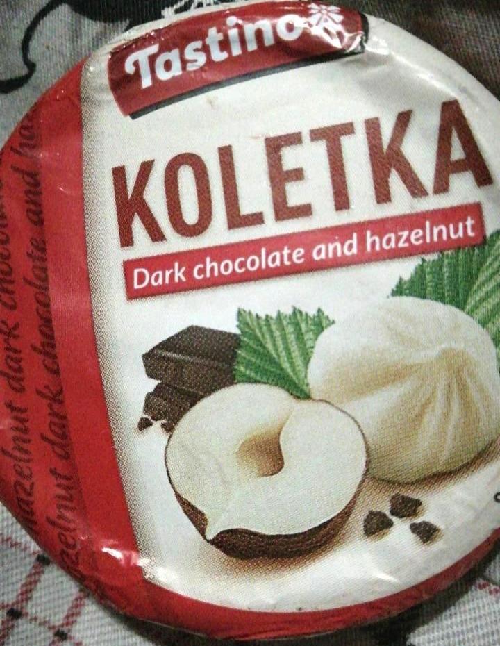 Zdjęcia - Koletka dark chocolate and hazelnut Tastino