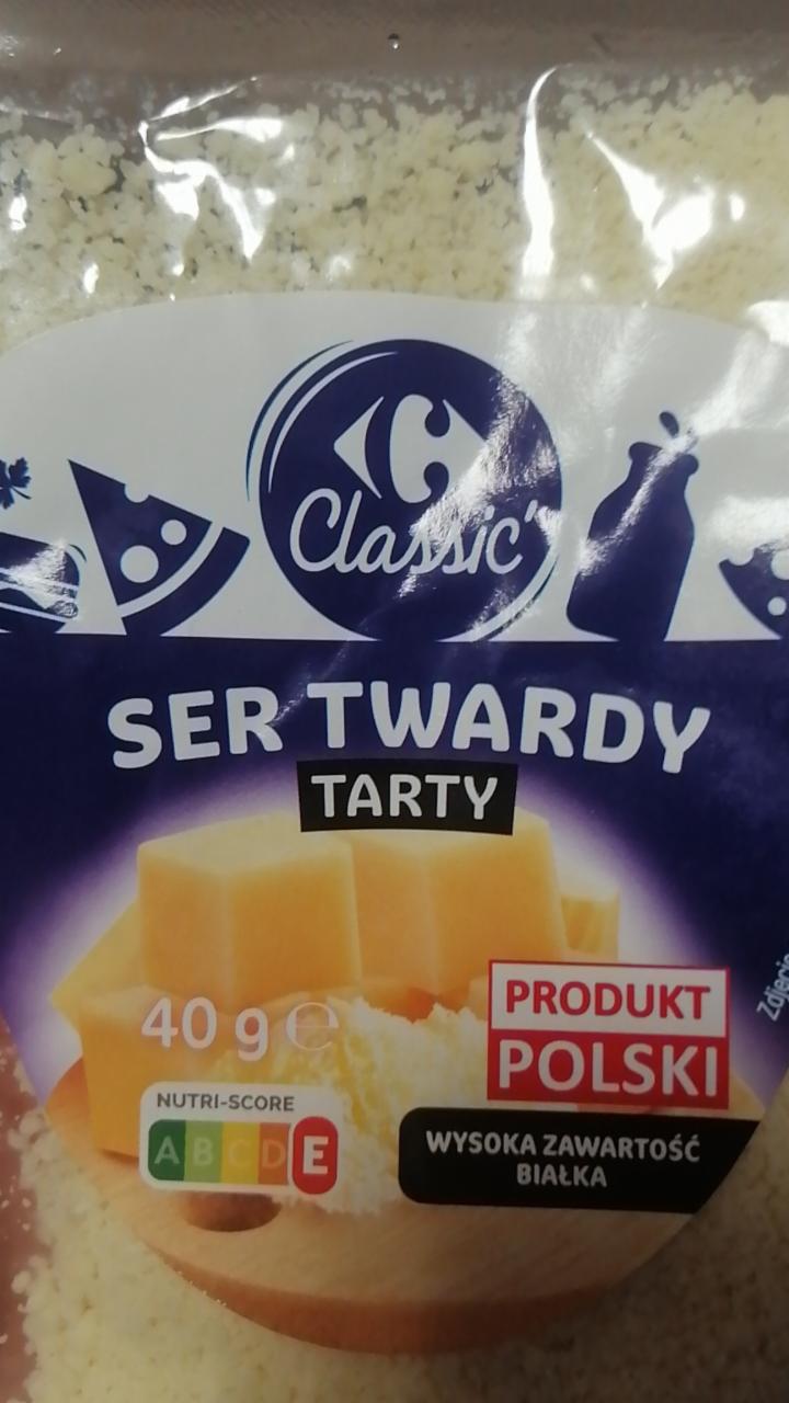 Zdjęcia - Ser twardy tarty Carrefour