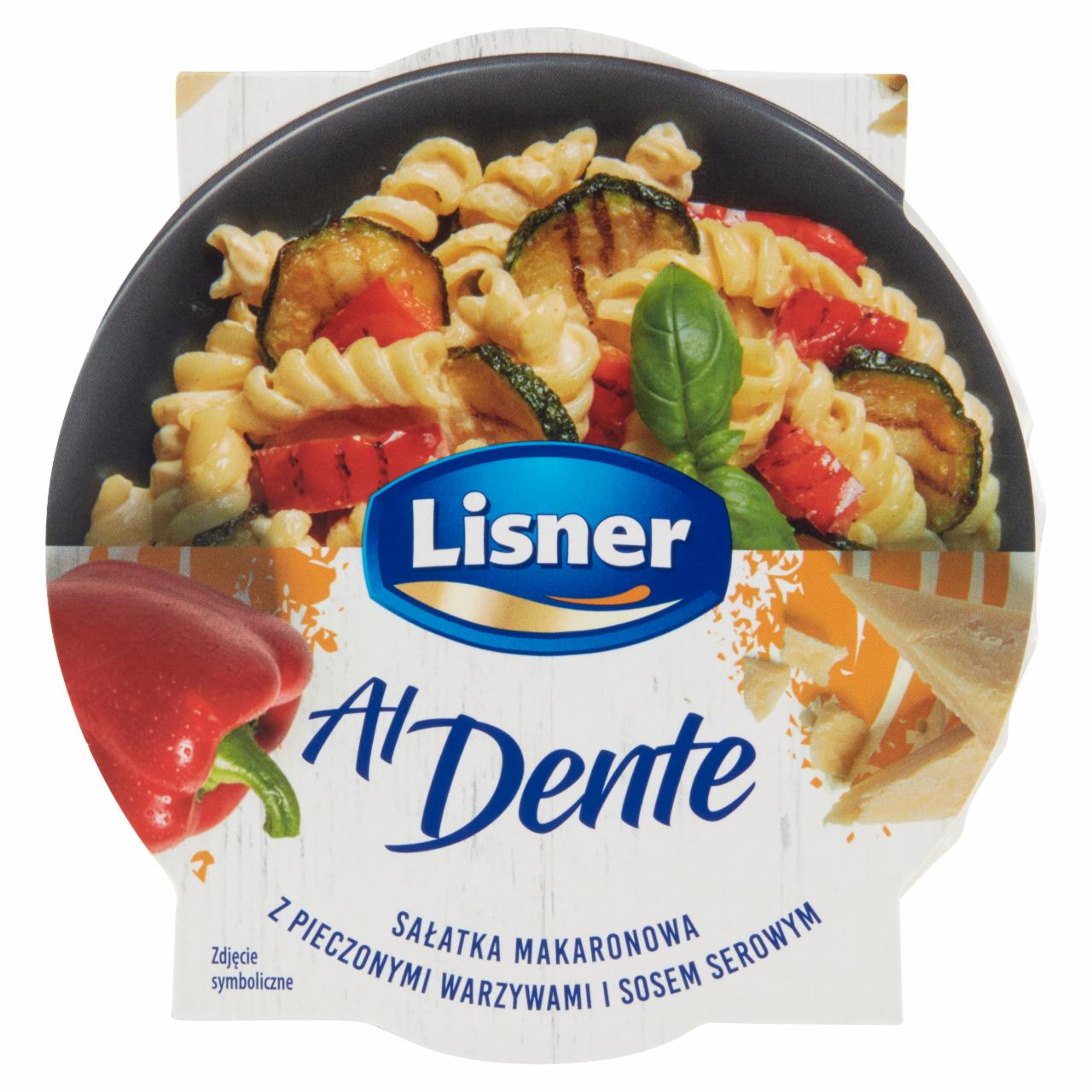 Zdjęcia - Lisner Al Dente Sałatka makaronowa z pieczonymi warzywami i sosem serowym 150 g