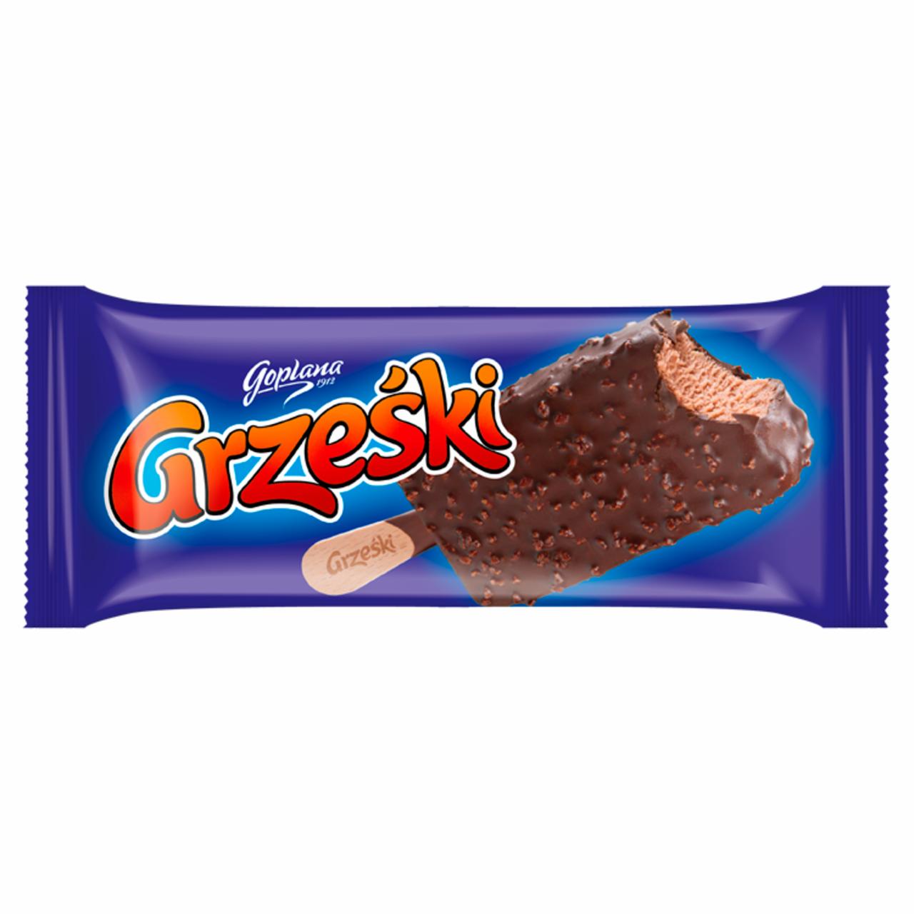 Zdjęcia - Grześki Lody kakaowe w czekoladzie z kawałkami wafli 100 ml