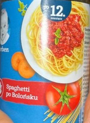 Zdjęcia - spaghetti po bolońsku Gerber