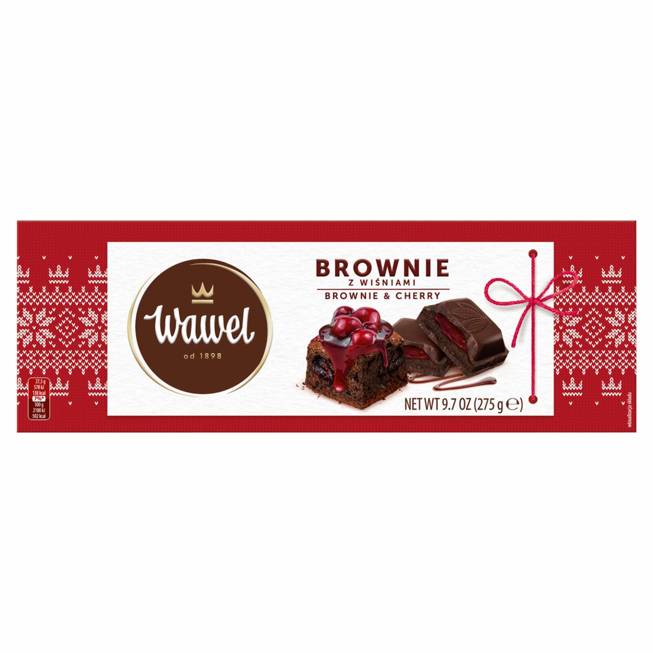 Zdjęcia - Wawel Czekolada nadziewana brownie z wiśniami 275 g