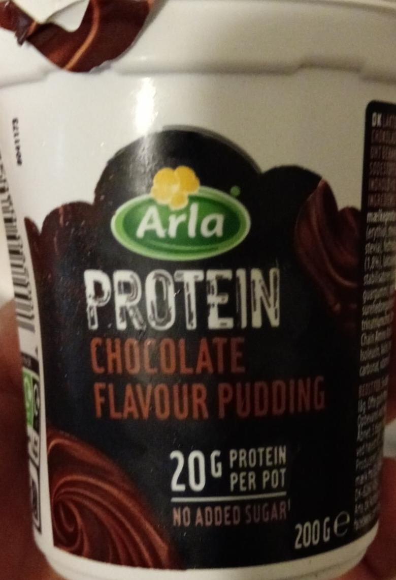 Zdjęcia - Protein chocolate flavour pudding Arla