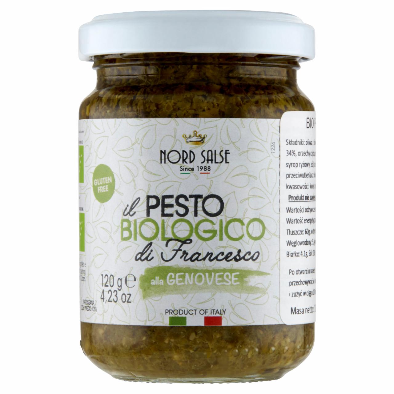 Zdjęcia - Bio pesto z bazylii 120 g