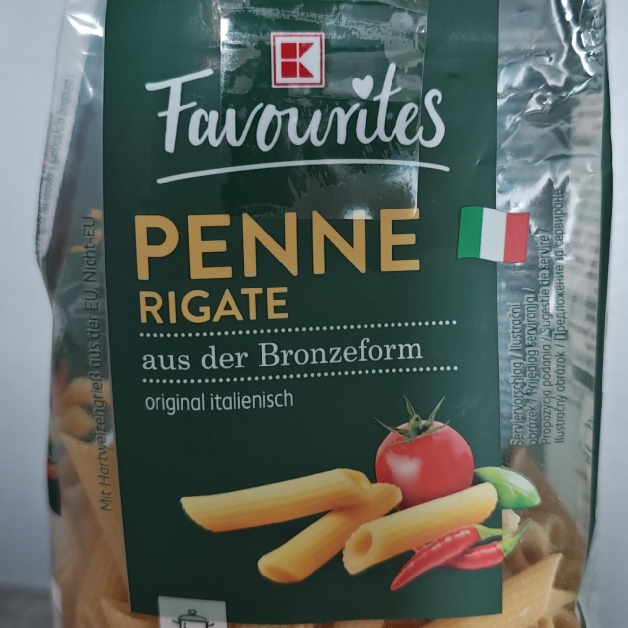 Zdjęcia - Penne Rigate as der Bronzeform K-Favourites