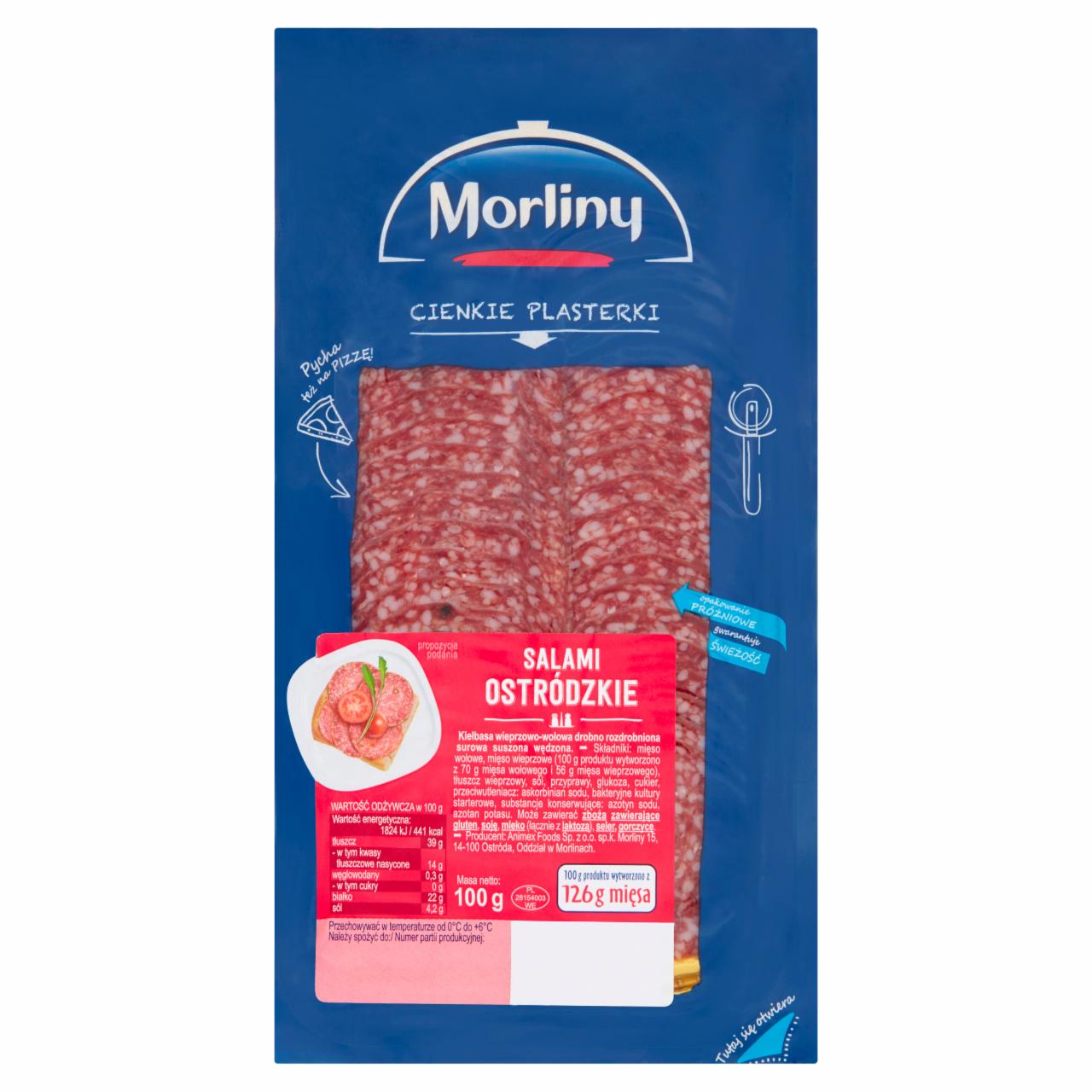 Zdjęcia - Morliny Salami ostródzkie 100 g (2 x 50 g)