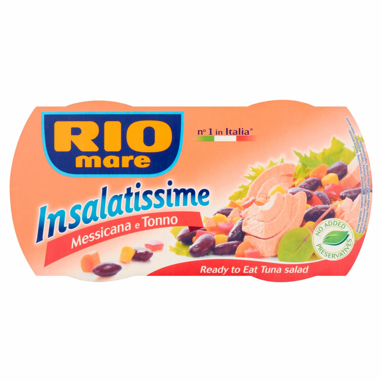 Zdjęcia - Rio Mare Insalatissime Messicana e Tonno Gotowe danie z warzyw i tuńczyka 2 x 160 g