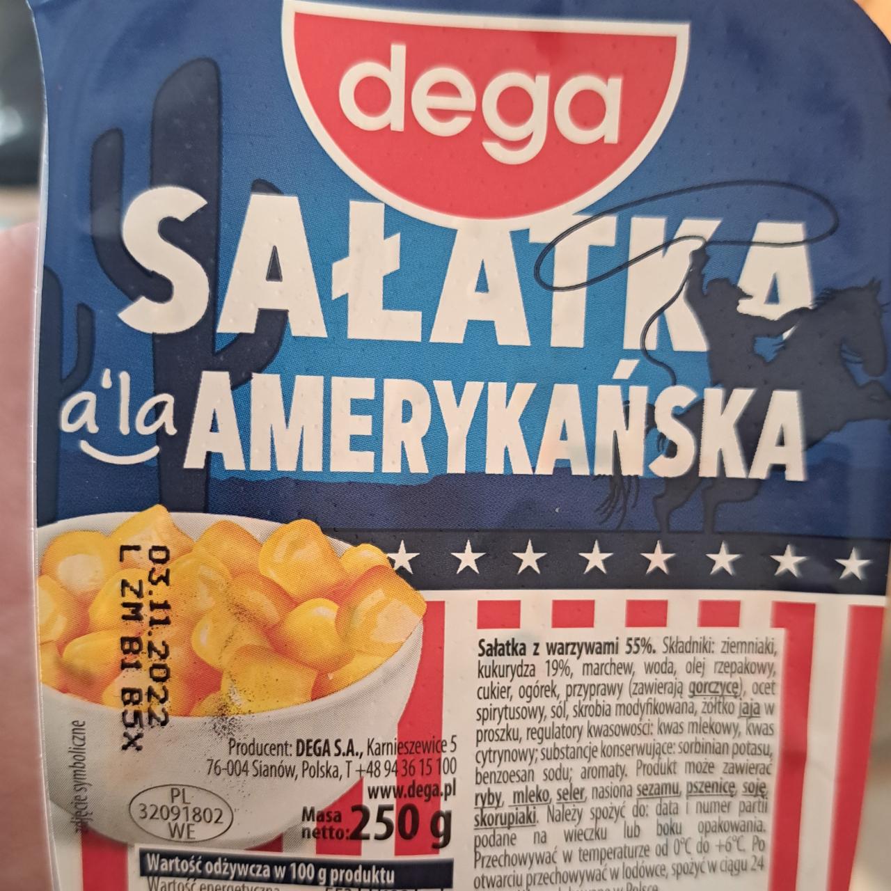 Zdjęcia - dega Sałatka a'la amerykańska 250 g