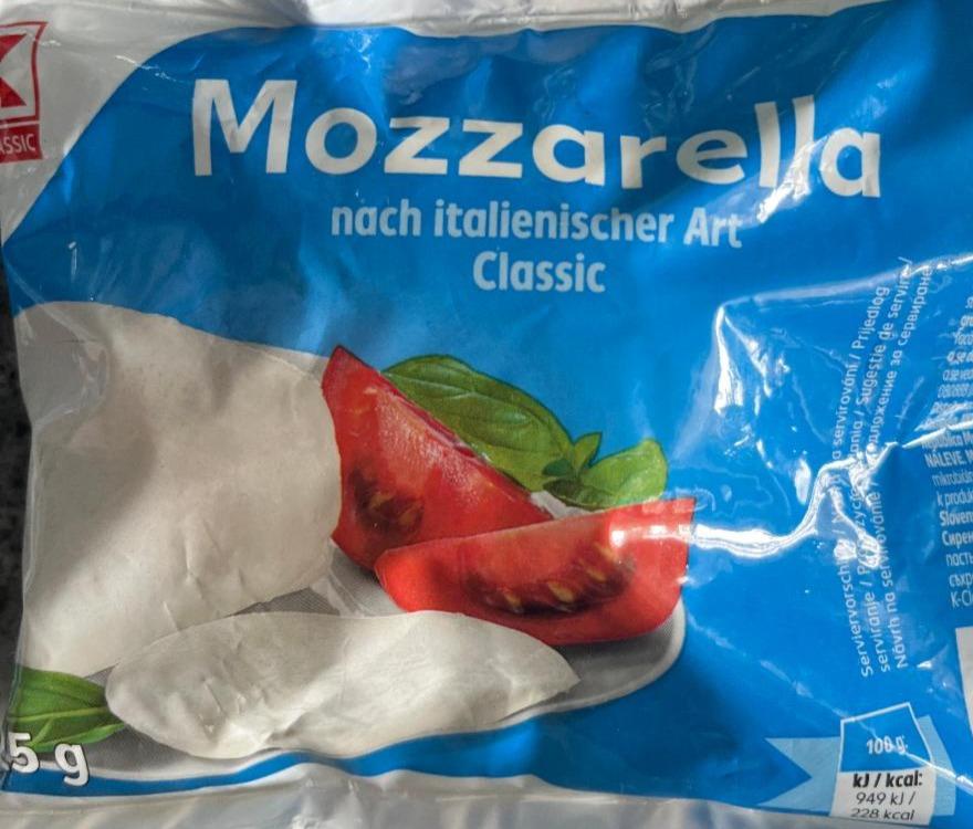 Zdjęcia - Mozzarella classic K-Classic