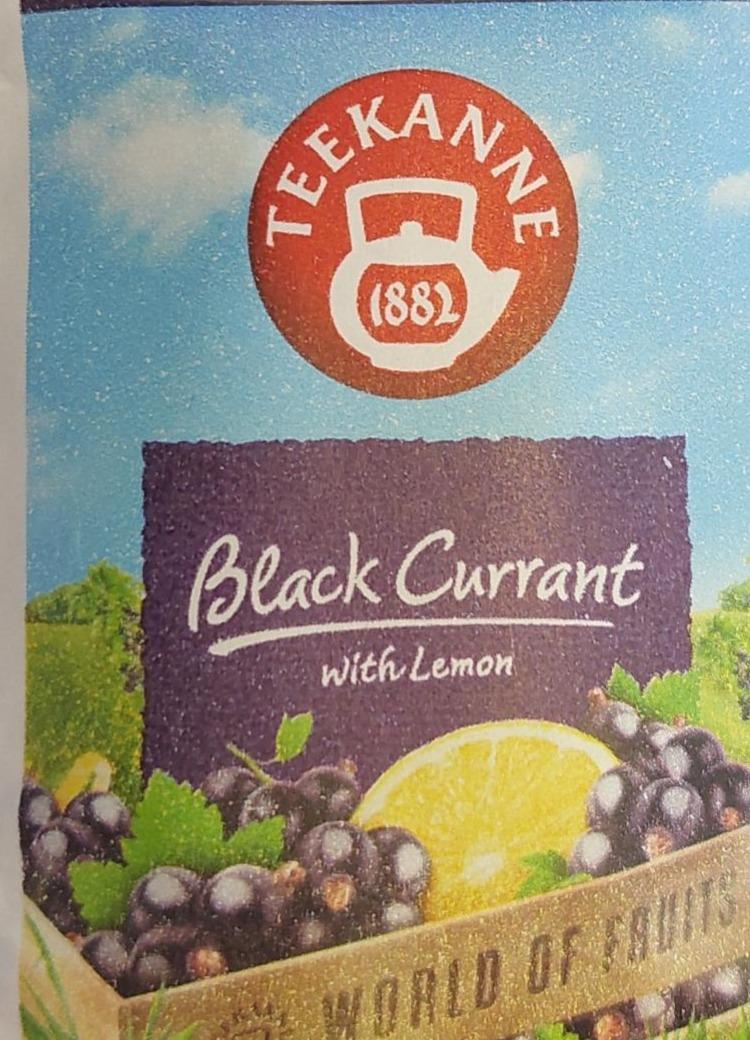 Zdjęcia - Black currant with lemon Teekanne