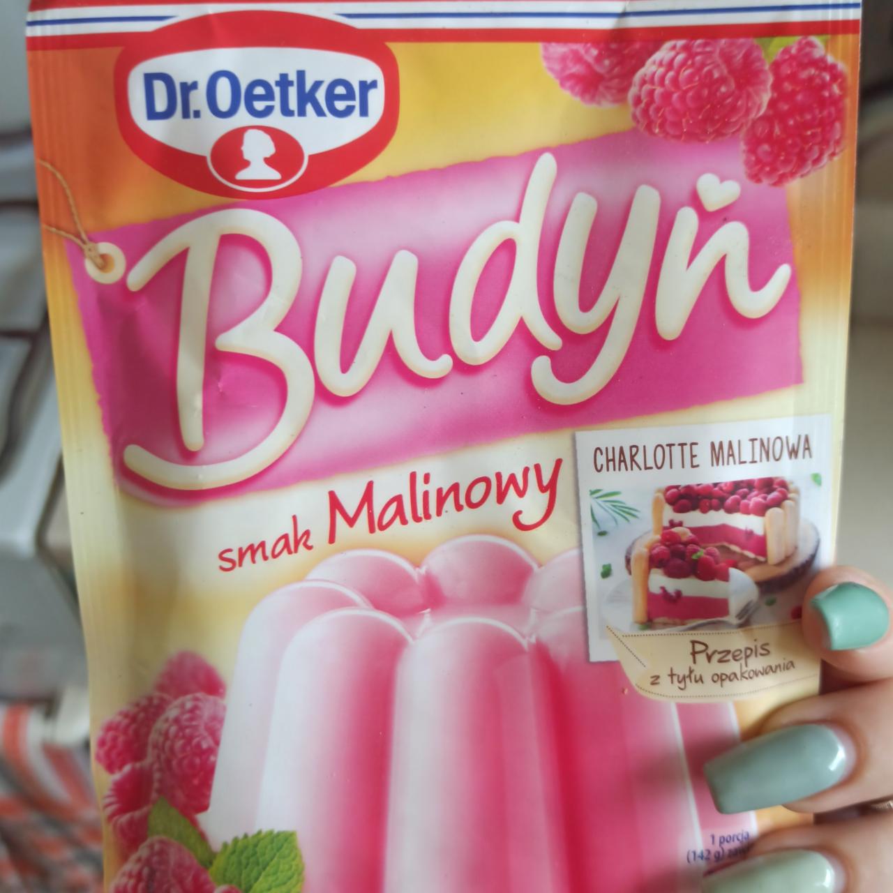 Zdjęcia - Dr. Oetker Budyń smak malinowy 40 g