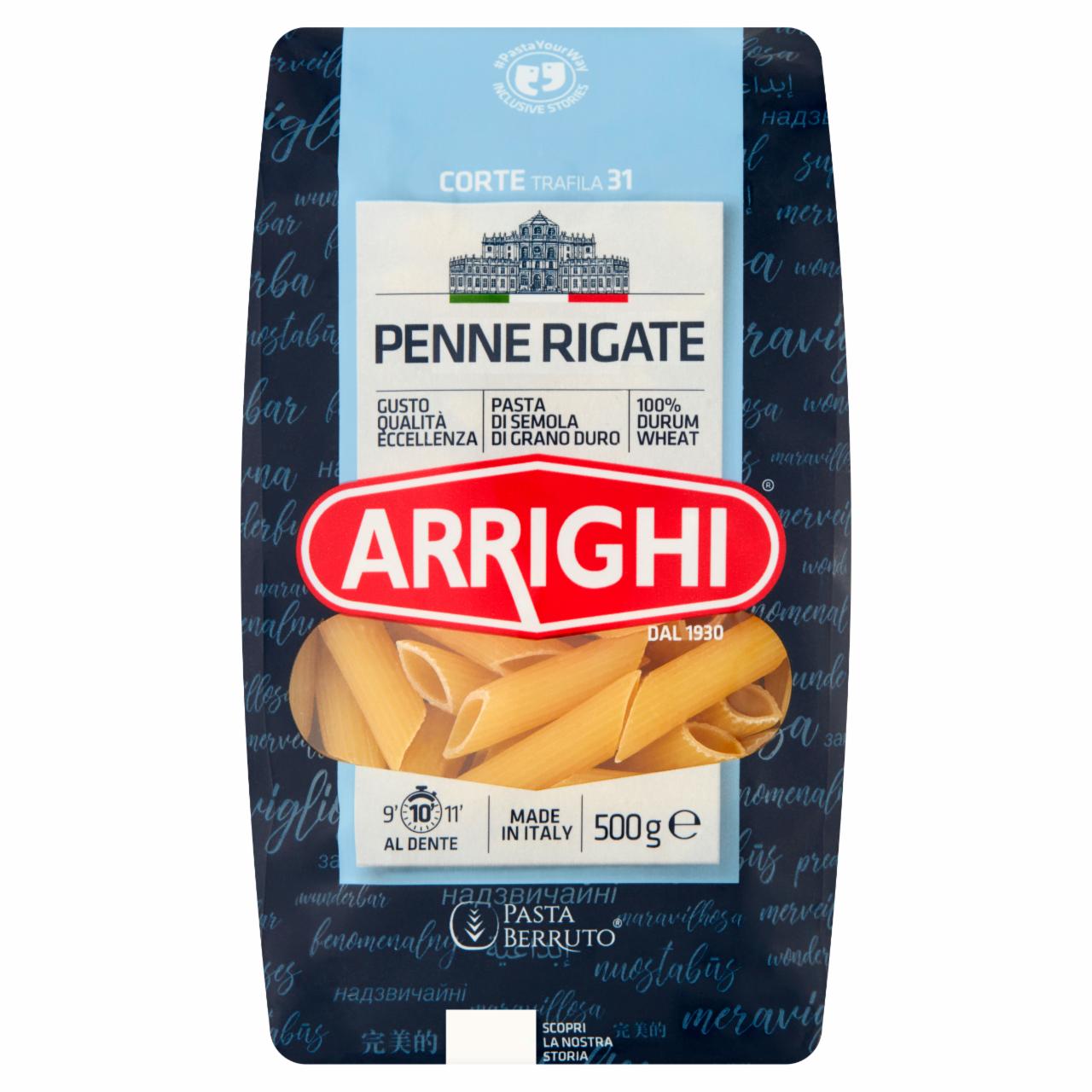 Zdjęcia - Arrighi Penne rigate - makaron pełnoziarnisty