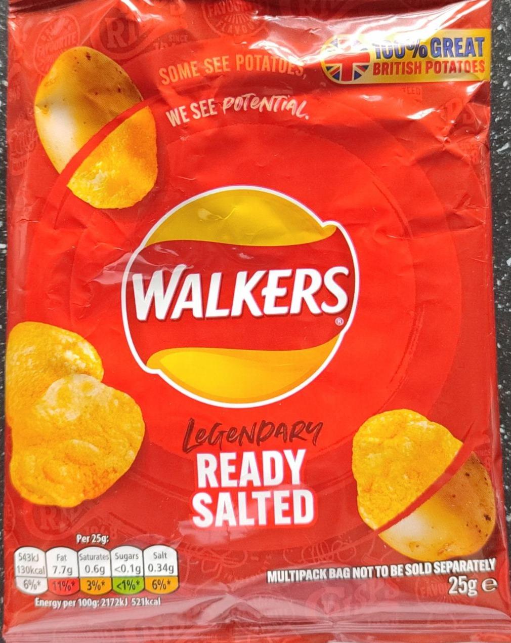 Zdjęcia - Chipsy Ready Salted Walkers