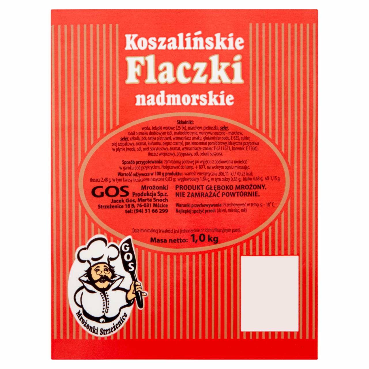 Zdjęcia - GOS Mrożonki Strzeżenice Koszalińskie flaczki nadmorskie 1 kg