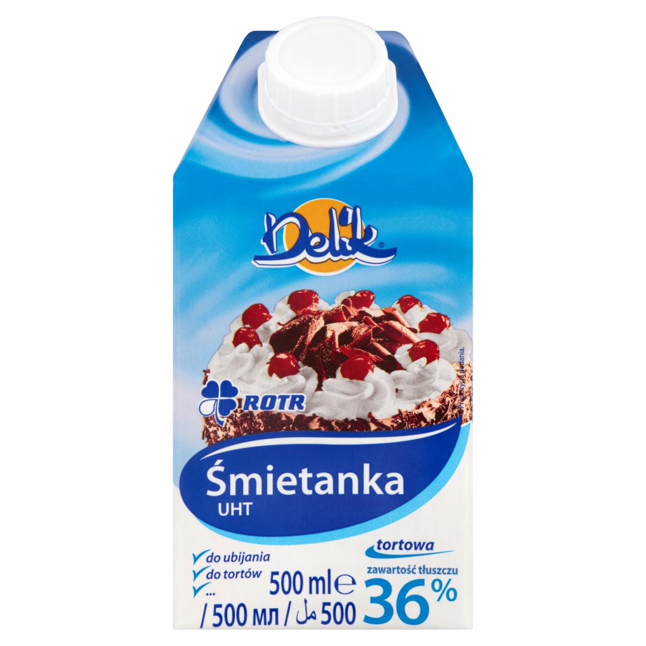 Zdjęcia - Delik Śmietanka UHT 36% 500 ml